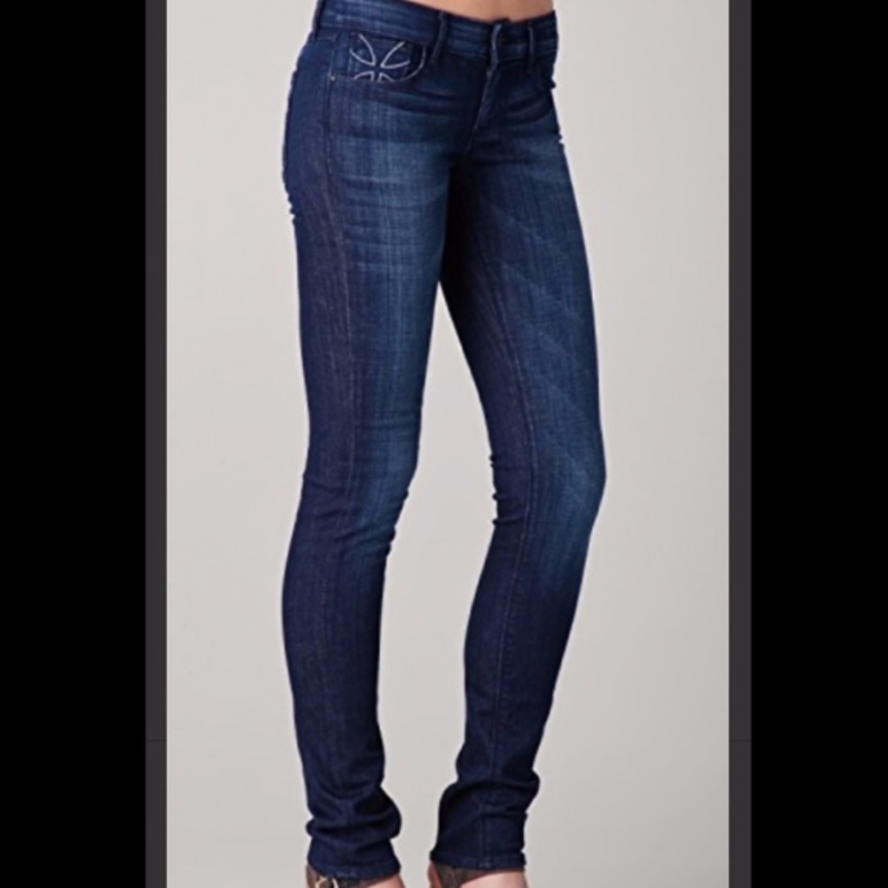 Habitual Dark Wash Low Rise Alice Skinny Jeans